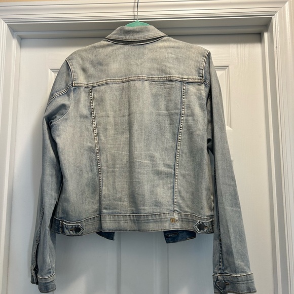 Kut from the Kloth Light Blue Jean Jacket - Picture 4 of 5